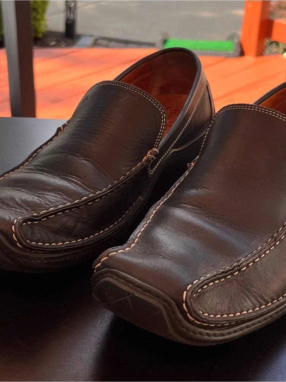 Donald J. Pliner Sport Italian Leather Driving Loafers Men’s 11.5M Black